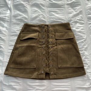 Green High waisted Mystique Boutique Skirt